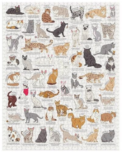 Slagalica Galison od 1000 dijelova - Slatke mačke - 2