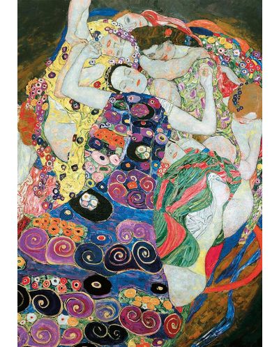 Slagalica Educa od 2 x 1000 dijelova - Poljubac i Djevica Gustava Klimta - 3