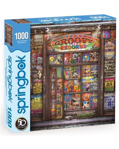 Puzzle Springbok od 1000 dijelova - Glazbena vitrina - 1