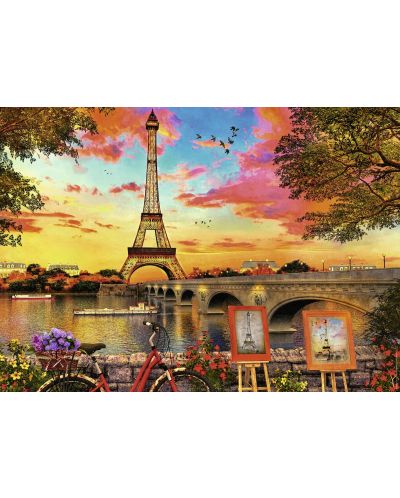 Slagalica Educa od 3000 dijelova - Zalazak sunca u Parizu - 2