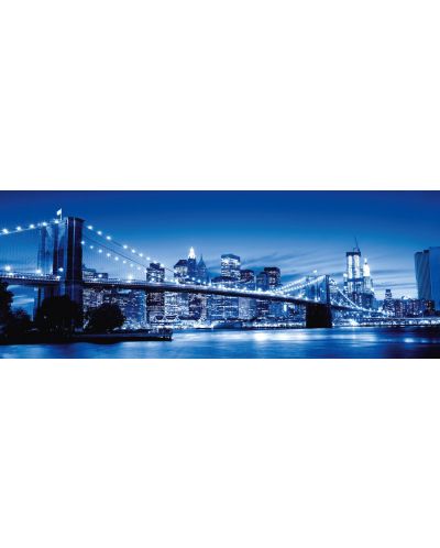 Panoramska slagalica Ravensburger od 1000 dijelova - Svijetli New York - 2