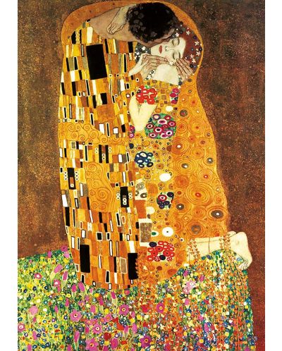 Slagalica Educa od 2 x 1000 dijelova - Poljubac i Djevica Gustava Klimta - 2