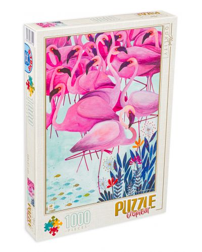 Slagalica D-Toys od 1000 dijelova – Flaminga, Andrea Kürti - 1
