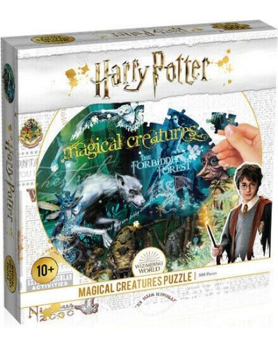 Puzzle Winning Moves od 500 dijelova - Harry Potter, čarobna stvorenja - 1