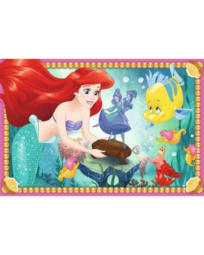 Slagalica s kockama Ravensburger od 6 dijelova - Disney princeze - 6
