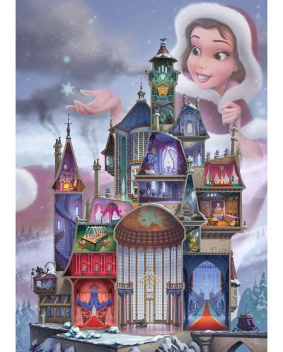 Slagalica Ravensburger od 1000 dijelova - Disneyjeva princeza: Belle - 2