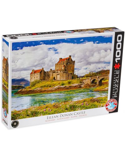Slagalica  Eurographics od 1000  dijelova - Dvorac Aileen Donan, Škotska - 1