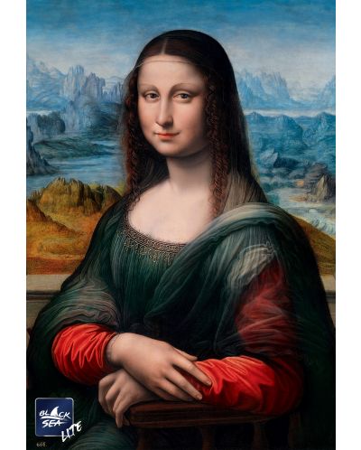 Slagalica Black Sea Lite od 1000 dijelova - Mona Lisa, Leonardo da Vinci - 2