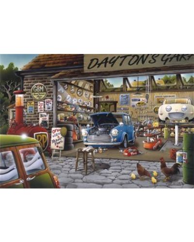 Puzzle Anatolian od 500 dijelova - Daytonova garaža, Hiro Tanikawa - 2