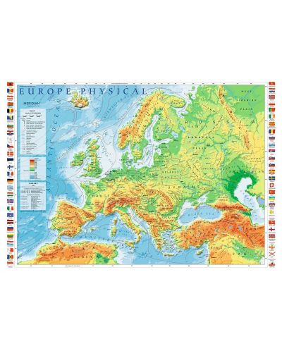 Slagalica Trefl od 1000 dijelova - Karta Europe - 2