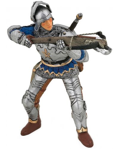 Figurica Papo The Medieval Era – Strijelac sa samostrelom, u plavom oklopu  - 1