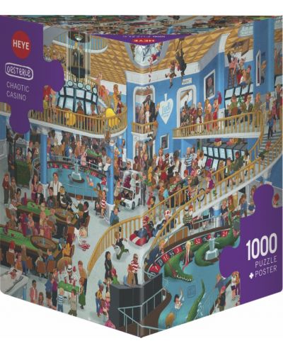 Puzzle Heye od 1000 dijelova  - U kockarnici - 1