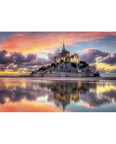 Slagalica Clementoni od 1000 dijelova - Dvorac Mont Saint Michel - 2