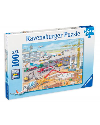 Slagalica Ravensburger od 100 XXL dijelova - Gradilište na luci  - 1