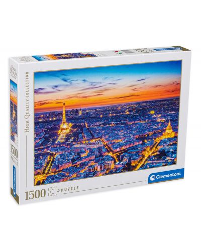 Slagalica Clementoni od 1500 dijelova - Pogled na Pariz - 1