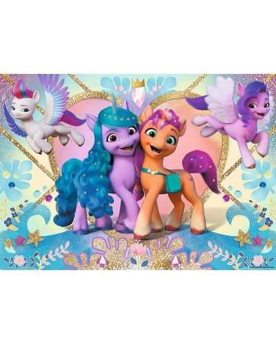 Briljantna slagalica Trefl od 100 dijelova - Shiny Ponies / Hasbro, My Little Ponies - 2