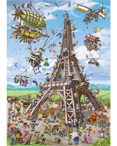 Slagalica D-Toys od 1000 dijelova  – Eiffelov toranj - 2