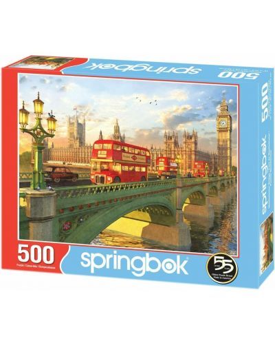 Puzzle Springbok od 500 dijelova - Westminsterski most - 1