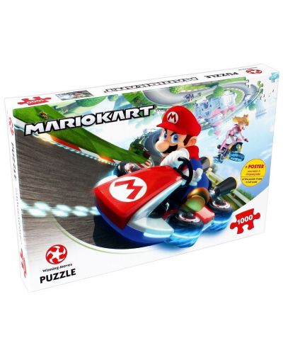 Slagalica Winning Moves od 1000 dijelova - Super Mario, trkač - 1