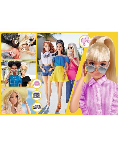 Briljantna slagalica Trefl od 100 dijelova - Glitter Barbie / Mattel, Barbie - 2