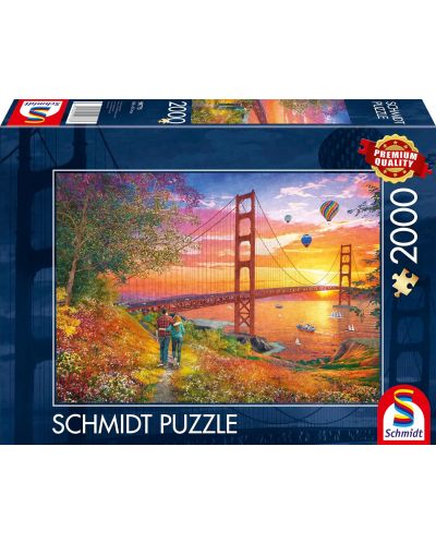 Slagalica Schmidt od 2000 dijelova - Golden Gate Bridge - 1
