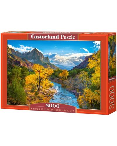 Slagalica Castorland od 3000 dijelova - Jesen u Nacionalnom parku Zion, SAD - 1