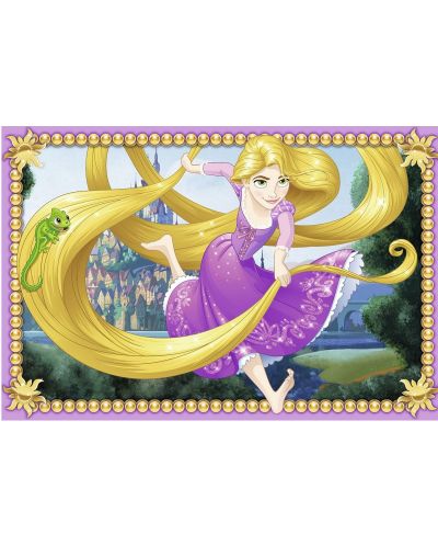 Slagalica s kockama Ravensburger od 6 dijelova - Disney princeze - 4