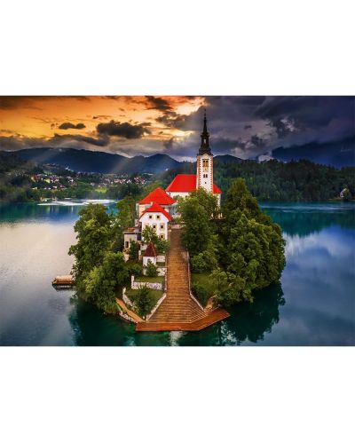 Slagalica Trefl od 1000 dijelova - Bledsko jezero, Slovenija - 2