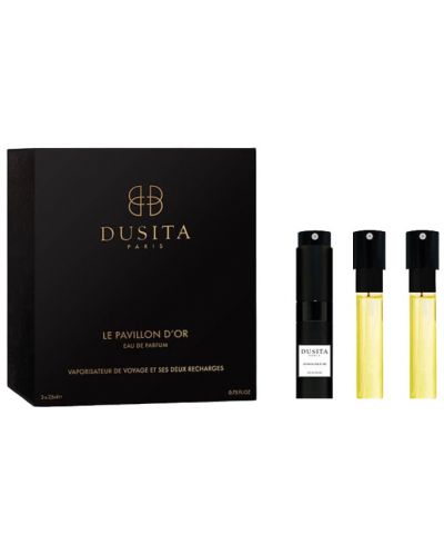 Parfums Dusita Parfemska voda Le Pavillon d'Or Travel Size Spray + 2 punila, 3 x 7.5 ml - 1