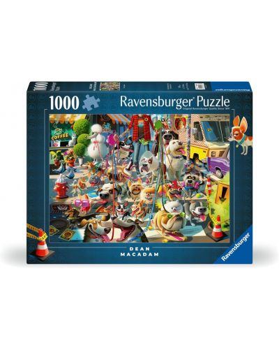 Slagalica Ravensburger od 1000 dijelova - Šetač pasa - 1