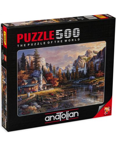 Puzzle Anatolian od 500 dijelova - Kuća u dolini, James Lee - 1