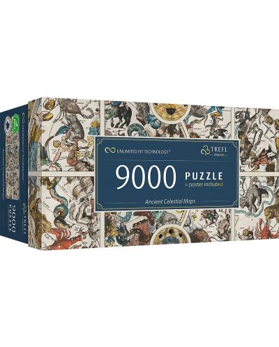 Slagalica Trefl od 9000 dijelova -Ancient Celestial Maps - 1
