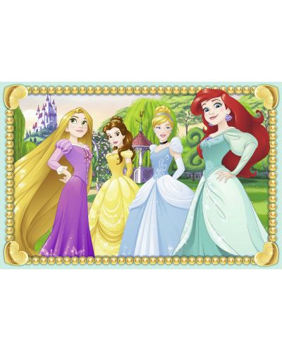 Slagalica s kockama Ravensburger od 6 dijelova - Disney princeze - 2
