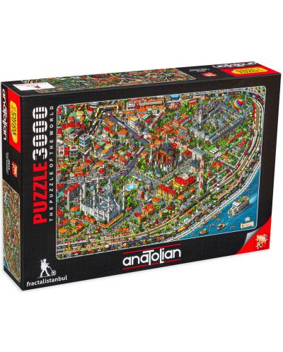 Puzzle Anatolian od 3000 dijelova - Pogled nad Istanbulom  - 1