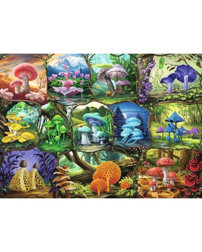 Slagalica Ravensburger od 1000 komada - Prekrasne gljive - 2