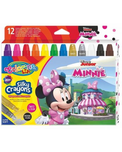 Pastele Colorino Disney - Junior Minnie Silky, 12 boja - 1