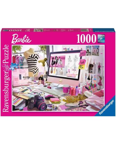 Slagalica Ravensburger od 1000 dijelova - Barbie modna ikona - 1