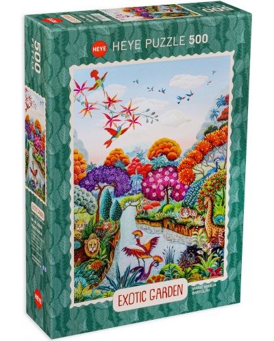 Puzzle Heye od 500 dijelova - Rajski vrt - 1