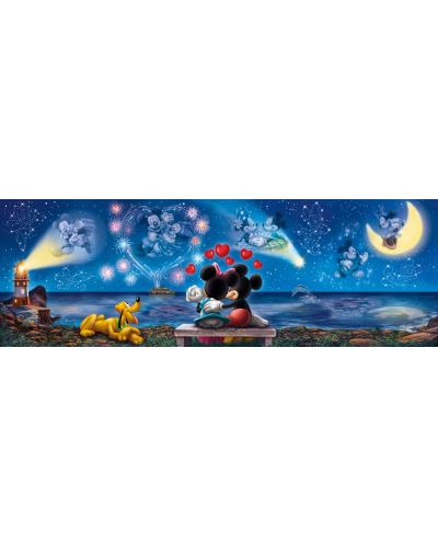 Panoramska slagalica Clementoni od 1000 dijelova - Mickey i Minnie Mouse - 2