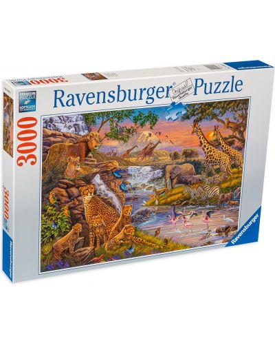 Slagalica Ravensburger od 3000 dijelova - Životinjsko carstvo - 1