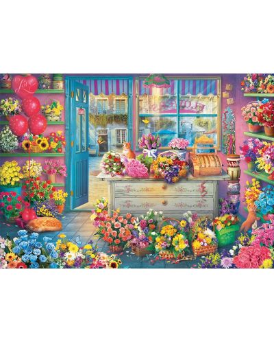 Slagalica Schmidt od 1000 dijelova - Colourful flower shop - 2