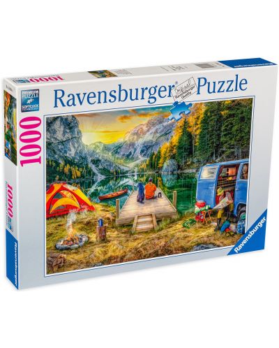 Slagalica Ravensburger od 1000 dijelova - Kampiranje - 1