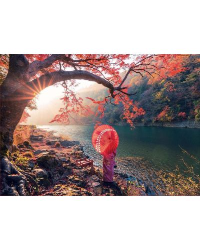 Slagalica Educa od 1000 dijelova - Izlazak sunca na rijeci Katsura, Japan - 2
