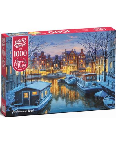 Slagalica Cherry Pazzi od 1000 dijelova - Večer u Amsterdamu - 1