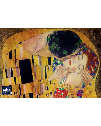 Slagalica Black Sea Lite od 1000 dijelova - Poljubac, Gustav Klimt - 2