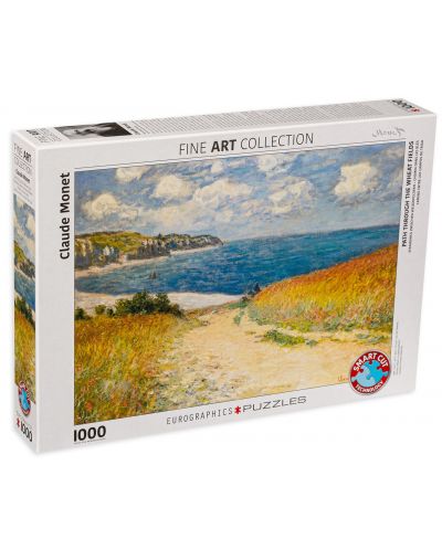 Slagalica Eurographics od 1000 dijelova - Put među žitnim poljima, Claude Monet - 1
