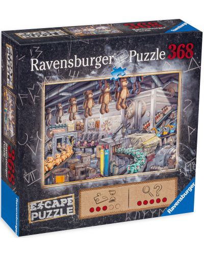 Slagalica-zagonetka Ravensburger od 368 dijelova - Tvornica igračaka - 1