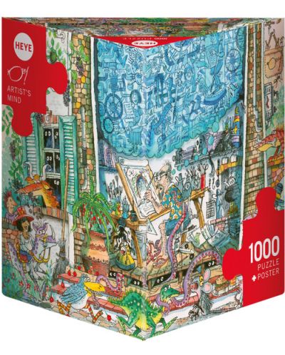 Puzzle Heye od 1000 dijelova  -Um umjetnika - 1