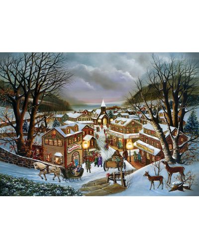 Slagalica Cobble Hill od 1000 dijelova - Božićna čarolija - 2