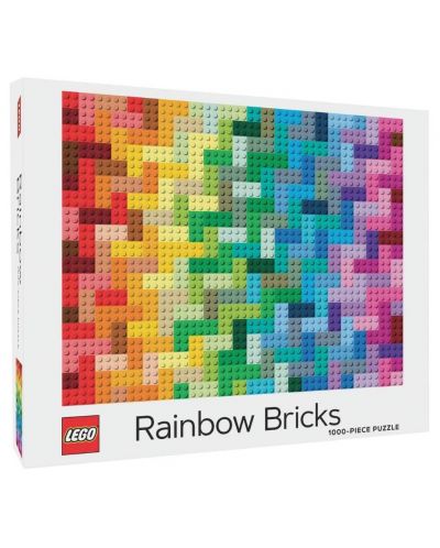 Slagalica Chronicle Books od 1000 dijelova - Šareni Lego dijelovi - 1